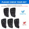 Cacacar Key Fob Cover for Chevy GMC with Keychain, Tahoe