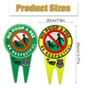 2 Pieces 13.8 x 7.8 Inches No Pooping Dog Signs