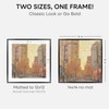Homeforia 14x14 Picture Frame Black, High End Metal 14 x
