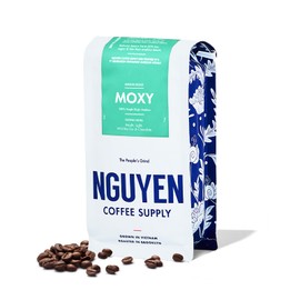 Nguyen Coffee Supply - Moxy Arabica: Medium Roast Premium Whole Coffee Beans, Vietnamese Single Origin, Direct Trade, Roasted in Brooklyn [12 oz Bag]