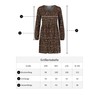 Sublevel Women's Spring and Summer Floral Long Sleeve Floral Dress,