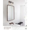 FEMILA 3-Light Vanity Light,Farmhouse Bathroom Light Fixtures,Metal Wall Sconce with