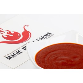 Magic Plant Red Carolina Reaper Pepper Puree, 8 Lb Bulk - 1.5M to 2M (SHUs) Hottest Fermented Reaper Puree for Cooking, Maranades, Hot Sauce and More