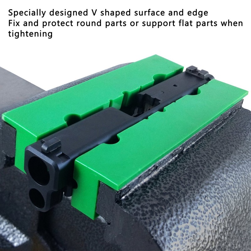 Bench Vise Jaw Covers Pads Soft Protector Magnetic Universal Prism