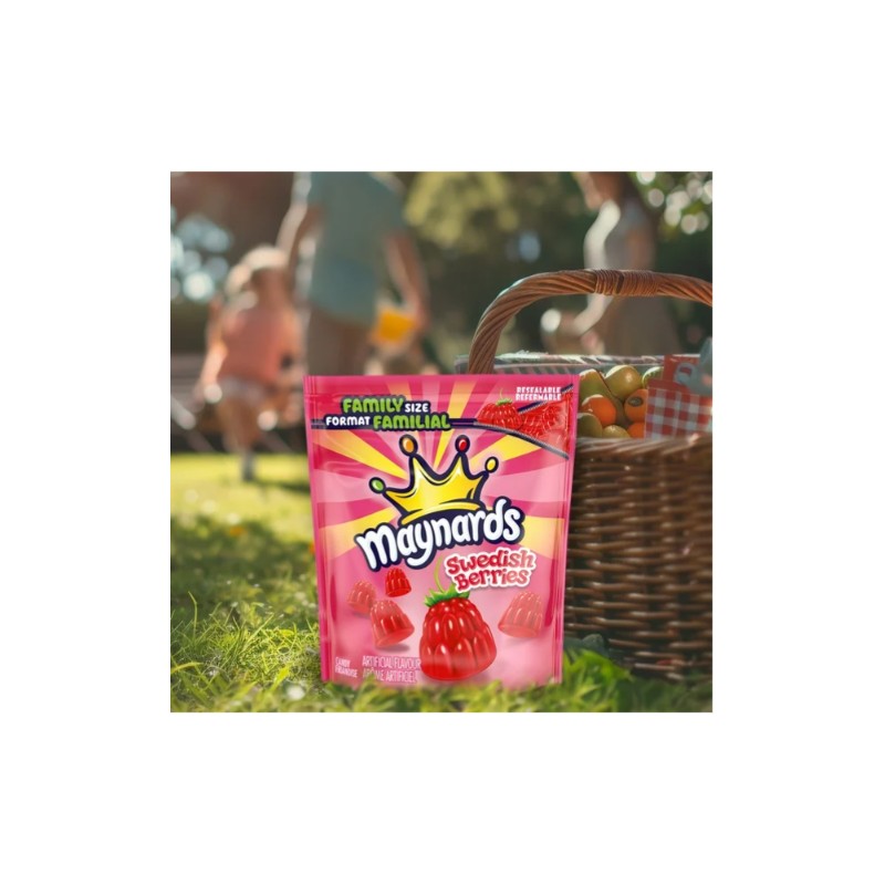 Maynards Swedish Berries Gummy Candy, 816g