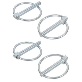 cyclingcolors 4 x Folding Pins 12 mm x 55 mm Folding Pin Galvanised Lawn Mower Tractor