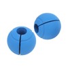 1 Pair of Barbell Dumbbell Curved Bar Grip Round Spherical