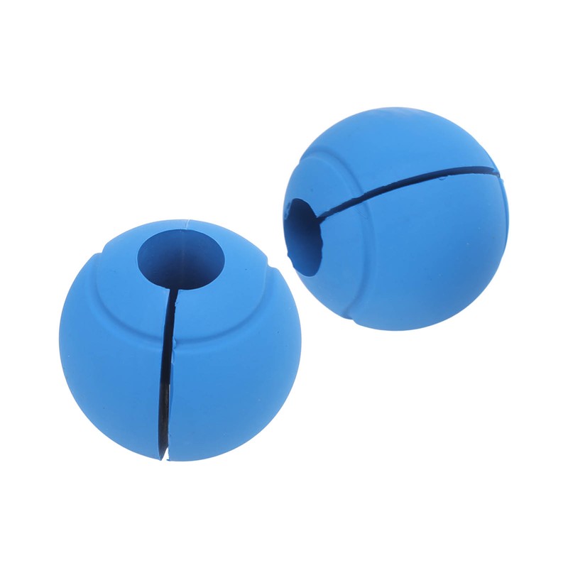 1 Pair of Barbell Dumbbell Curved Bar Grip Round Spherical