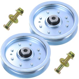 NIDAIFEI 2 Pack 756-04129B Idler Pulley Replace 753-08171, 756 04129B, 956-04129, 753-08068A, 12675 for Troy Bilt 42" Cub Cadet 42" RZT50 RZT54 LTX1040 LT1045 LTX1045 LTX1050, Craftsman LT2000 Tractor