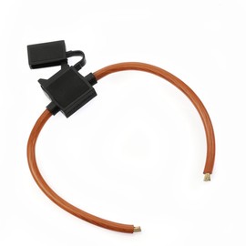 (1) True Spec 10 AWG Gauge ATC Inline Fuse Holder Fuseholder Cover & (2) Fuses (25 AMP)