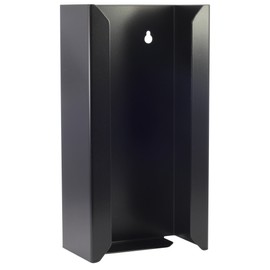 SANISMART Glove Dispenser Metal Black Matt 25 x 7.5 x 13 cm
