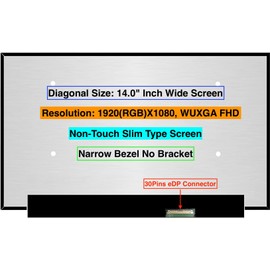 EM EMAJOR TECH New Screen Replacement for HP 14-DQ1033CL 14-DQ1043CL 1920X1080 FHD Non-Touch LCD LED Display