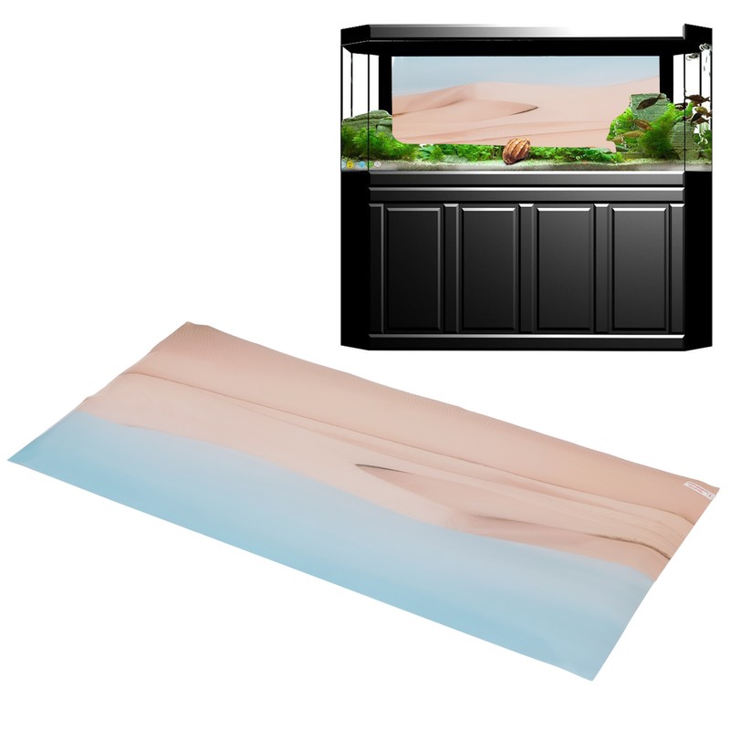 Fish Tank Background Picture PVC Self Adhesive 3D Effect Aquarium