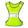 Löffler Gilet riflettente (IT, Testo, M, Regular, Regular, Neon Yellow)