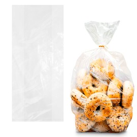 APQ Plastic Bread Bags for Homemade Bread, 10 x 8 x 24 Inch. 500 Pack Open Top Gusseted Plastic Bags for Packaging Products. 0.75 Mil Plastic Bread Storage Bags Waterproof Loaf Bags for Homemade Bread