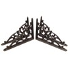 Shelf Brackets Braces Cast Iron Small 5.25" x 7" Rustic