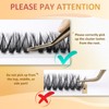GOLLEE Eyelash Extensions Set, Eyelash Clusters, DIY Eyelash Extensions Kit,