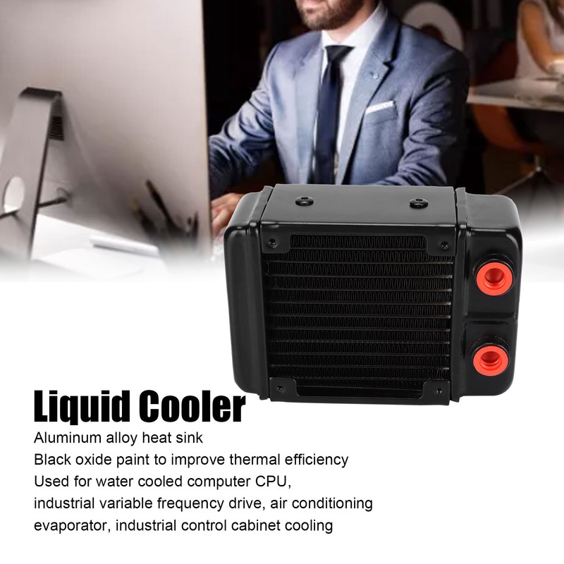 Water Cooling Radiator Mini Aluminum Alloy Heat Sink Liquid Cooling