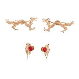 4pcs Decorative Shoe Clips Fashionable Shiny Elegant Removable Shoe Decoration Accessory for Shoes Clothing Bags ESH2023