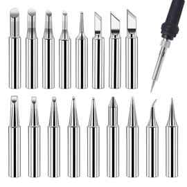 FunWorth 17-Piece Soldering Tip Set for Soldering Iron 900M, Compatible with Hakko, Yihua, Atten & More, High-Quality Soldering Tips for Precision Soldering, Electronic Repairs and DIY Projects