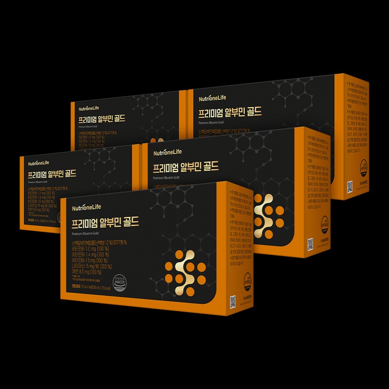 Nutrione Premium Albumin Gold 5 Boxes / 뉴트리원 프리미엄 알부민