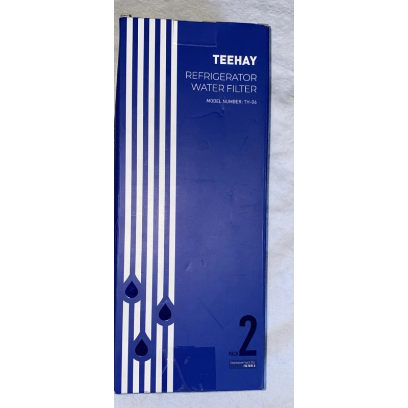 TEEHAY Refrigerator Water Filter Model #TH-06 Replace for Filter3 (2