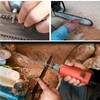 VGOL 12 Pieces 4.8 mm Diamond Chainsaw Sharpener Burr Grinding