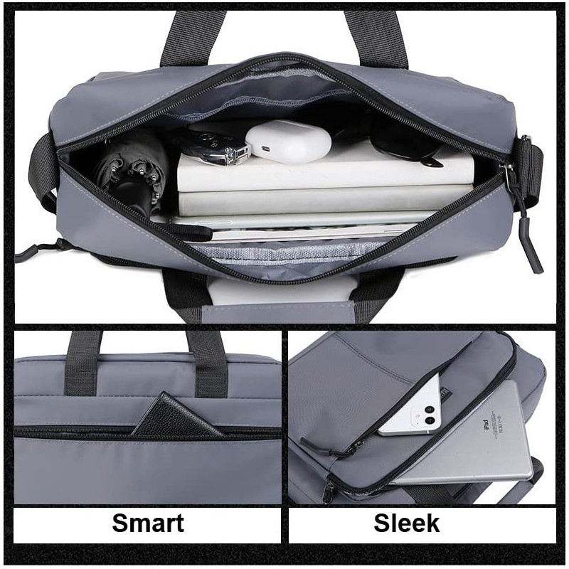 12’’ Waterproof Office Notebook Laptop Business Bag Capacity Student bag
