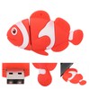 Cartoon U Disk Red Clownfish Appearance High Speed Bulk Storage