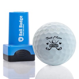 HODL 21 Ball Badge Golf Ball Stamp – Self-Inking Golf Marker, Quick-Dry & Waterproof – No Leaks, No Messy Refills – Durable, Reusable Golf Ball Stamper Golfing Gift & Accessory (Best Mom by Par)