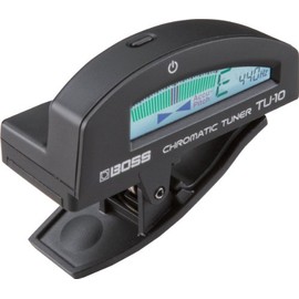 BOSS TU-10-BK TU-10 Clip-On Chromatic Tuner, Black (TU10BK)