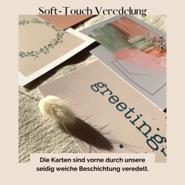 BLATT PAPIER® 20 x premium postcards (matte) made of postcard card with elegant coating - stylish postcards - made in Germany