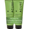 Acure Curiously Clarifying Shampoo & Conditioner Set, Vegan, 236ml, 2-Pack