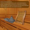 BESTNEWIE Soft and Flexible Sauna Backrest Made with Bamboo Blocks