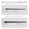 MSQ Makeup Brushes, 2-Pack, Eyeliner Brush, Eyebrow Brush, Eyebrow Brush,