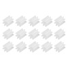 sourcing map 15Pcs Plastic Gears 8 Teeth Plastic Shaft Gears