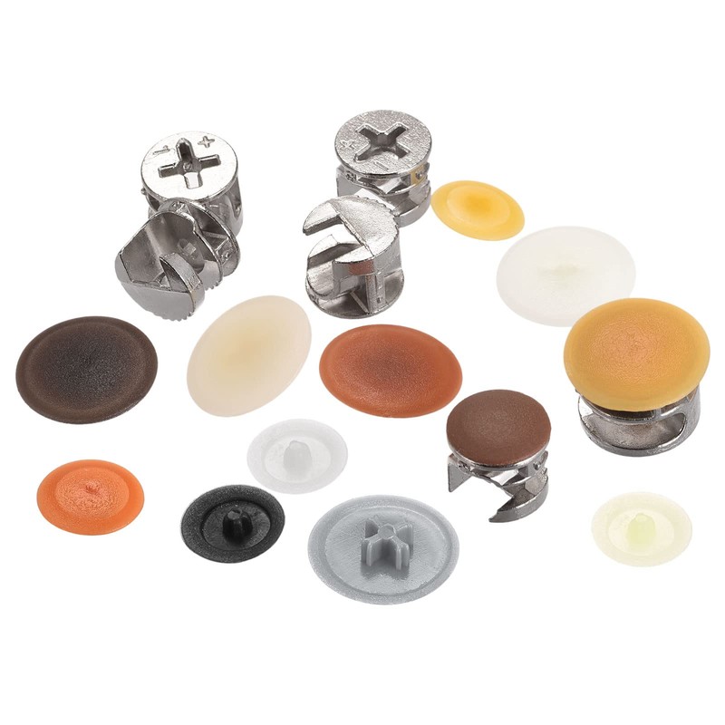 sourcing map Pack of 40 Screw Caps Covers 17 x