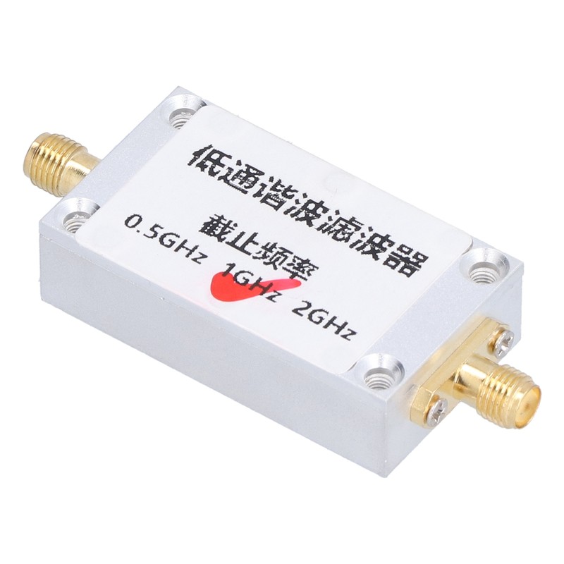 Harmonic Filter ADF4351 SMA Interface 1GHZ Cutoff Frequency CNC Aluminum