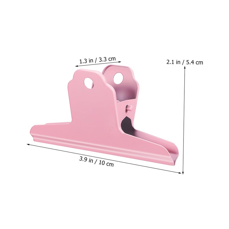 LABRIMP 3pcs Bulldog Clips Sturdy Document Organizers for Office Home