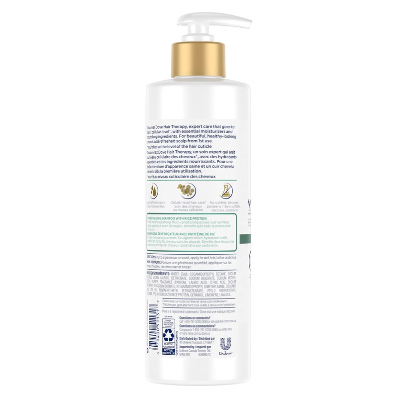 Dove Dove Hair Therapy Lasting Length For Detangling & Smoothing