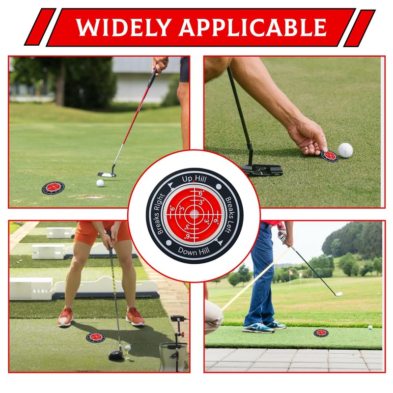 1 PCS Golf Ball Markers Reader，Golf Marker with Bubble Level,Golf