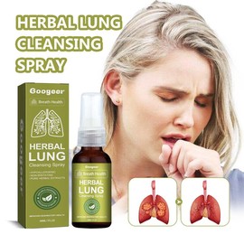 Googeer Herbal Respiratory Mist 30ml - Quercetin & Nasturtium Formula for Lung Comfort & Natural Renewal Clear Oral - Specification: 1 pcs