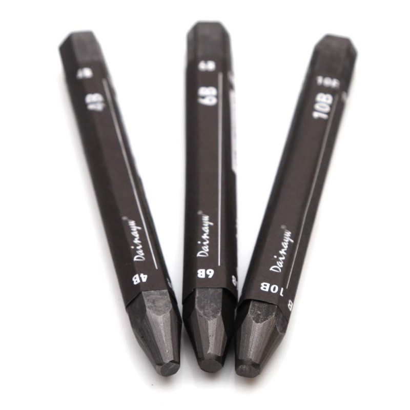 Dainayw Graphite Stick Set - Water Soluble - 4B 6B