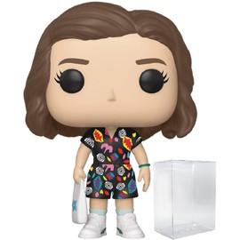 Stranger Things - Eleven in Mall Outfit Funko Pop! Vinyl Figure (Bundled with Compatible Pop Box Protector Case), Multicolored, 3.75 inches