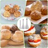 Wanmu Cream Filling Piping Tip, 3PCS Long Puff Nozzle Tips