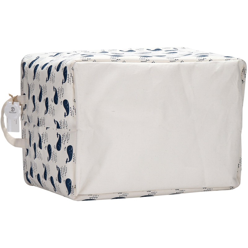 Sea Team 16.5" x 11.8" x 9.8" Square Natural Linen