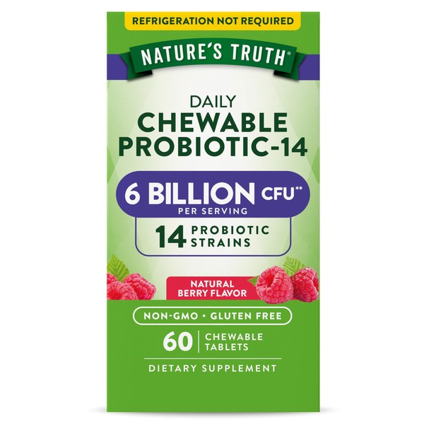 Nature's Truth Nature's Truth Probiotic Chewable for Men and Women