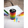 KUM AZ3790016 - Pencil Sharpener with Container, Rainbow, 2 Sharpeners