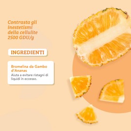 Colours Of Life Bromelina da Gambo d'Ananas 2500 GDU - drenaggio dei liquidi e microcircolo - Senza Glutine e Vegano - 30 compresse