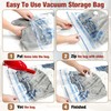Vacuum Storage Bags, 10 Large Space Saver Vacuum Seal Bags,